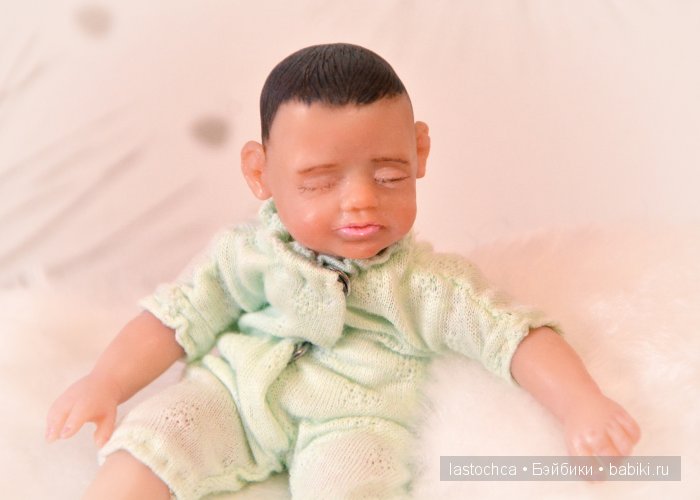 Девочка Минни Маус и малыш. Мини куклы (фото 5)