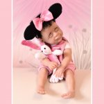 Девочка Минни Маус и малыш. Мини куклы