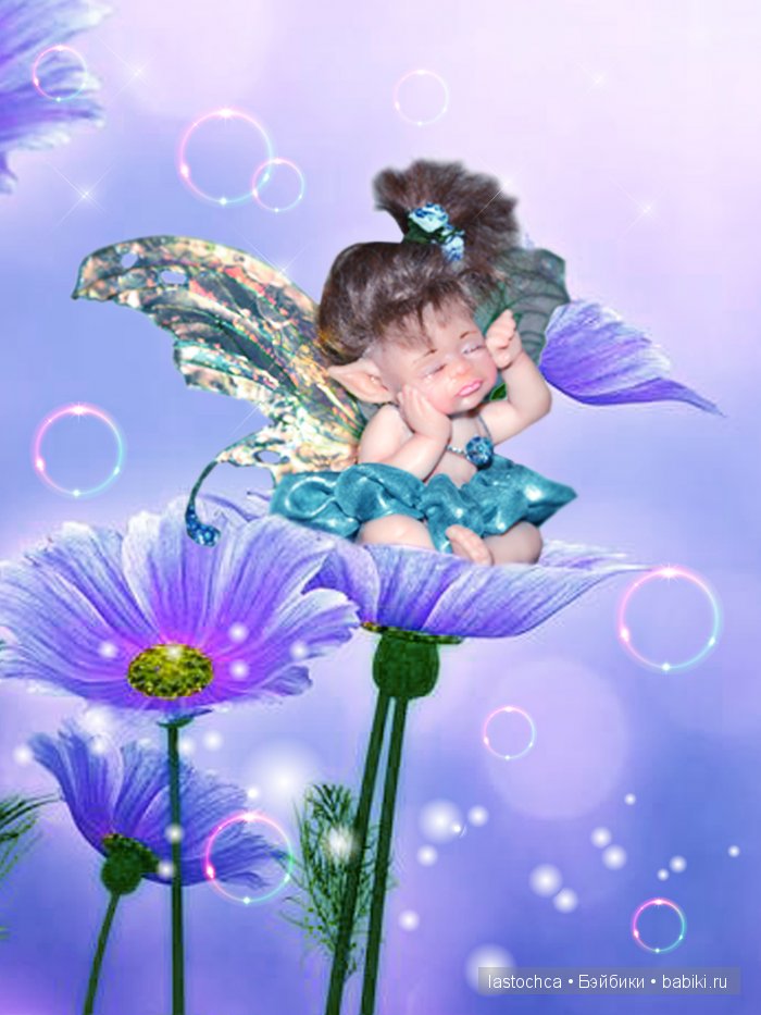 Эльфийка. Мини кукла — Авторские миниатюрные куклы: лепка (фото 7)