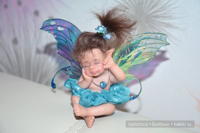 Эльфийка. Мини кукла — Авторские миниатюрные куклы: лепка (фото 4)