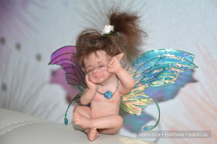 Эльфийка. Мини кукла — Авторские миниатюрные куклы: лепка