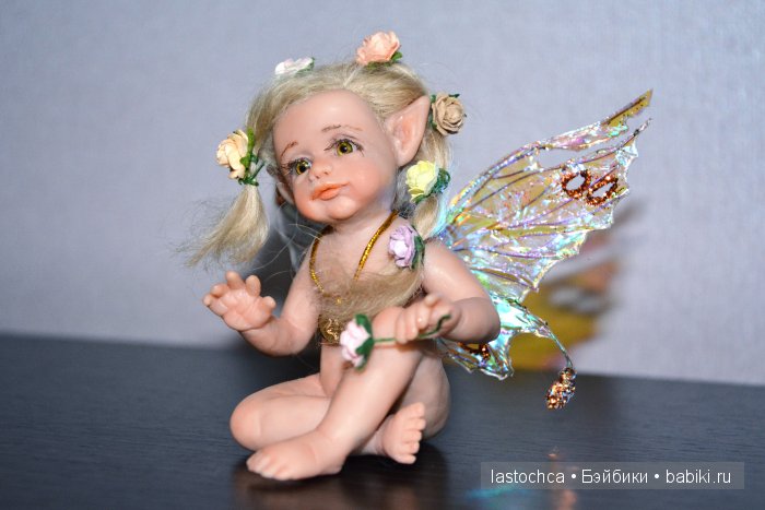 Эльфийка авторская мини кукла Елены Ткаченко