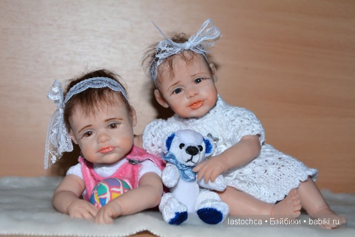 Авторские куклы Машенька и Дашенька (фото 9)