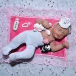 Анабелька. Авторская мини кукла