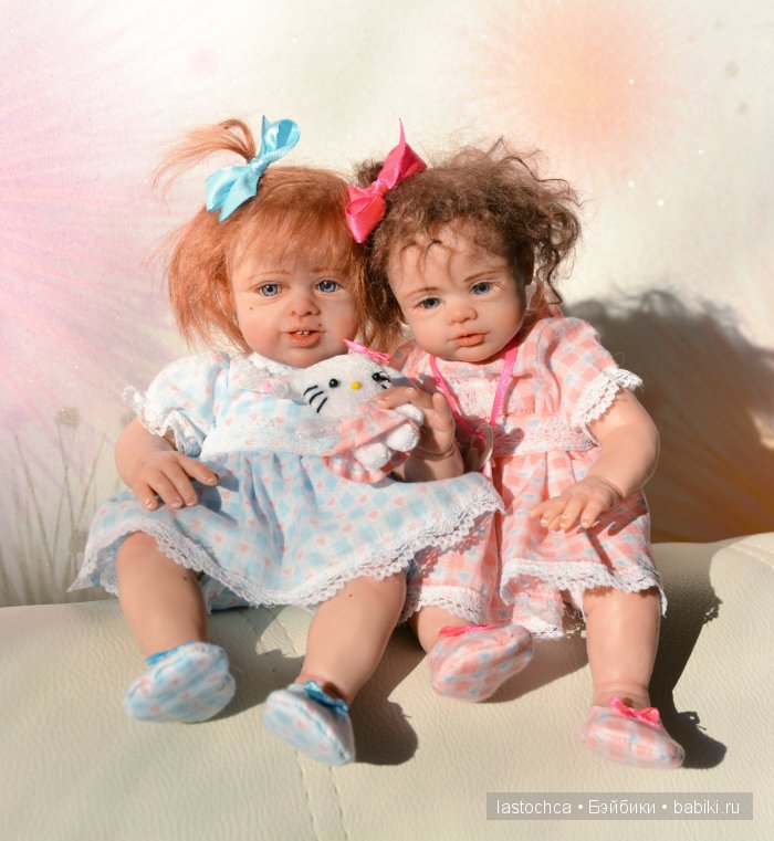 Аришка, Лерочка и Дианочка - авторские куклы Елены Ткаченко