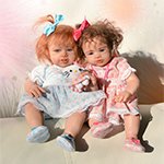 Аришка, Лерочка и Дианочка - авторские куклы Елены Ткаченко