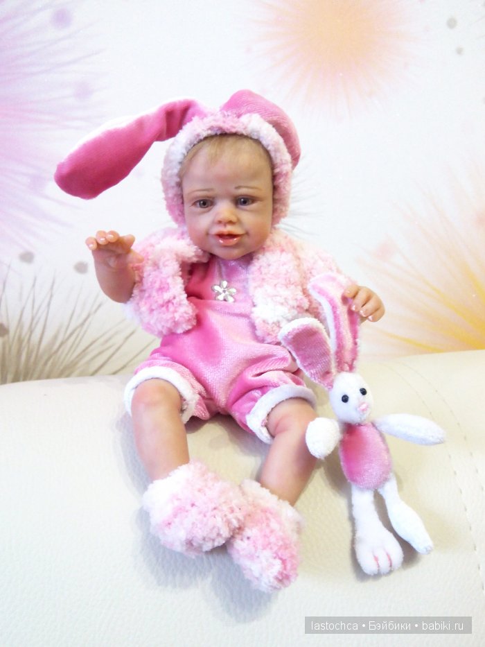 Зайка - авторская кукла Елены Ткаченко (фото 4)