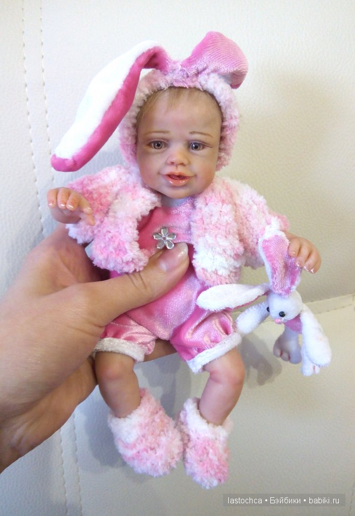 Зайка - авторская кукла Елены Ткаченко (фото 2)