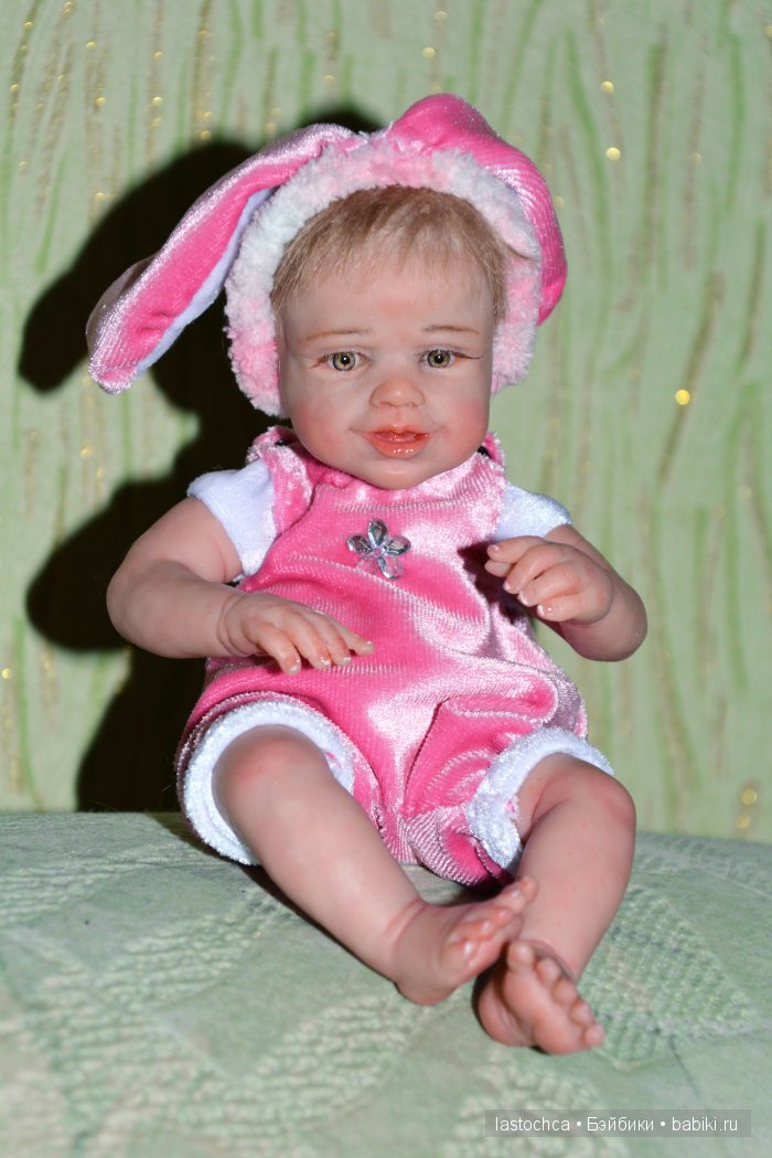 Зайка - авторская кукла Елены Ткаченко