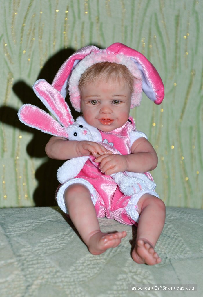 Зайка - авторская кукла Елены Ткаченко (фото 6)