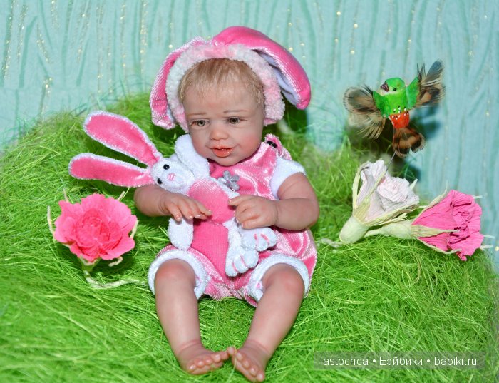 Зайка - авторская кукла Елены Ткаченко (фото 8)