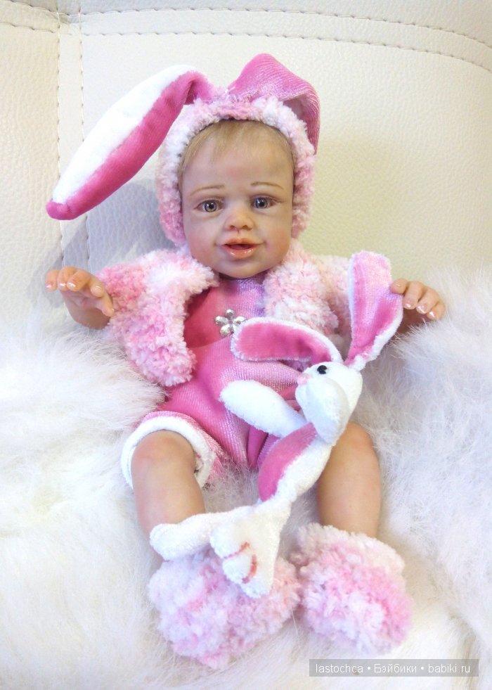 Зайка - авторская кукла Елены Ткаченко (фото 3)