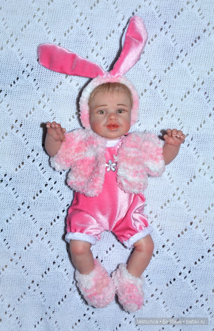 Зайка - авторская кукла Елены Ткаченко