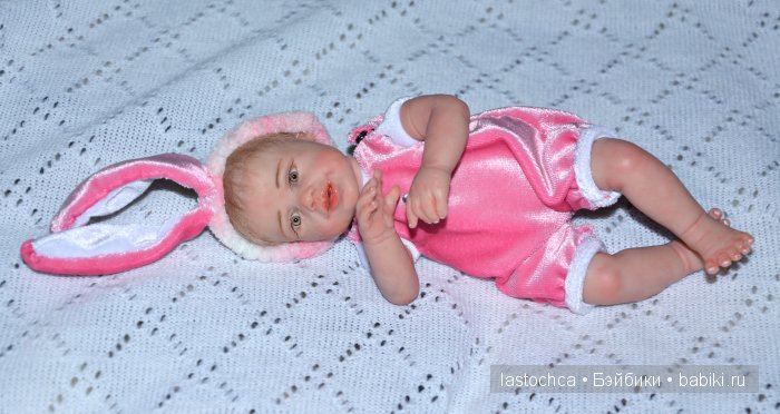 Зайка - авторская кукла Елены Ткаченко