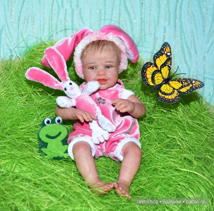 Зайка - авторская кукла Елены Ткаченко (фото 10)