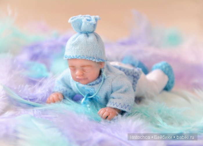 Арсений - авторская мини кукла Елены Ткаченко (фото 6)