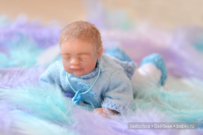 Арсений - авторская мини кукла Елены Ткаченко (фото 7)