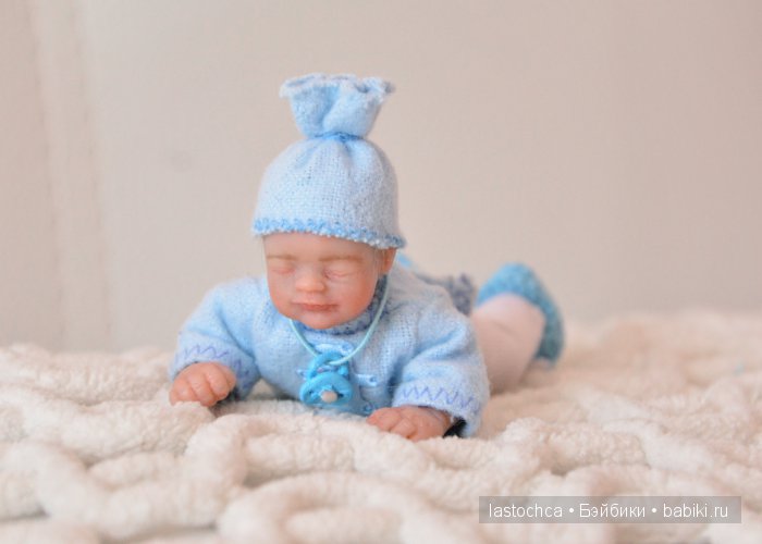 Арсений - авторская мини кукла Елены Ткаченко