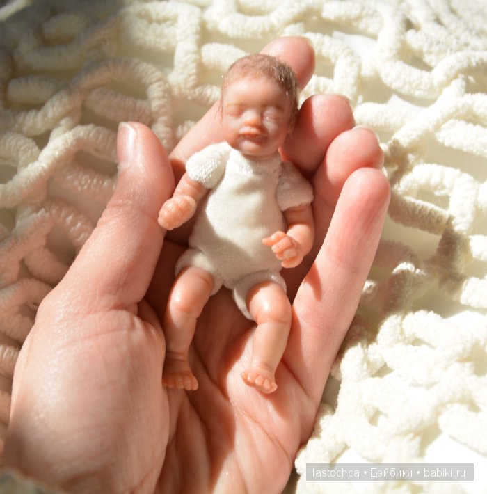 Арсений - авторская мини кукла Елены Ткаченко