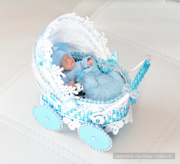 Арсений - авторская мини кукла Елены Ткаченко (фото 5)