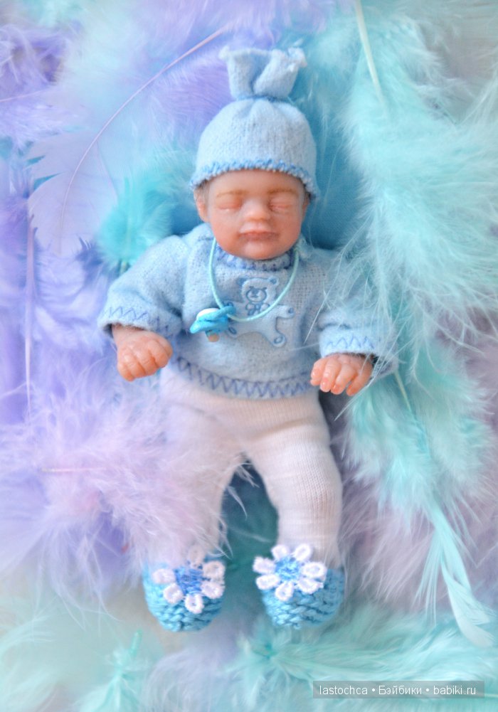 Арсений - авторская мини кукла Елены Ткаченко (фото 8)