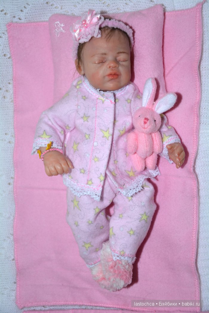 Сладкие сны Виолетты - авторская кукла Елены Ткаченко