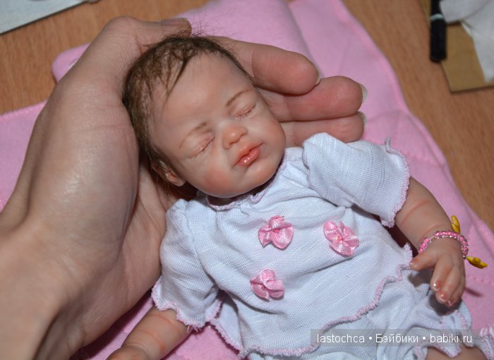 Сладкие сны Виолетты - авторская кукла Елены Ткаченко