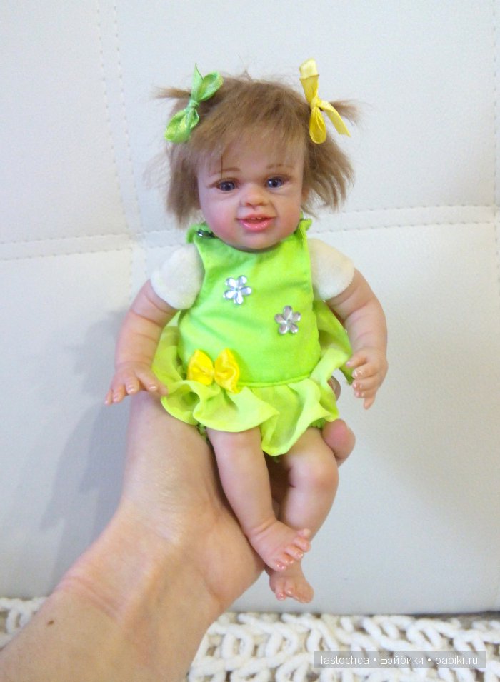 Малышка - шалунишка. Авторская кукла (фото 3)