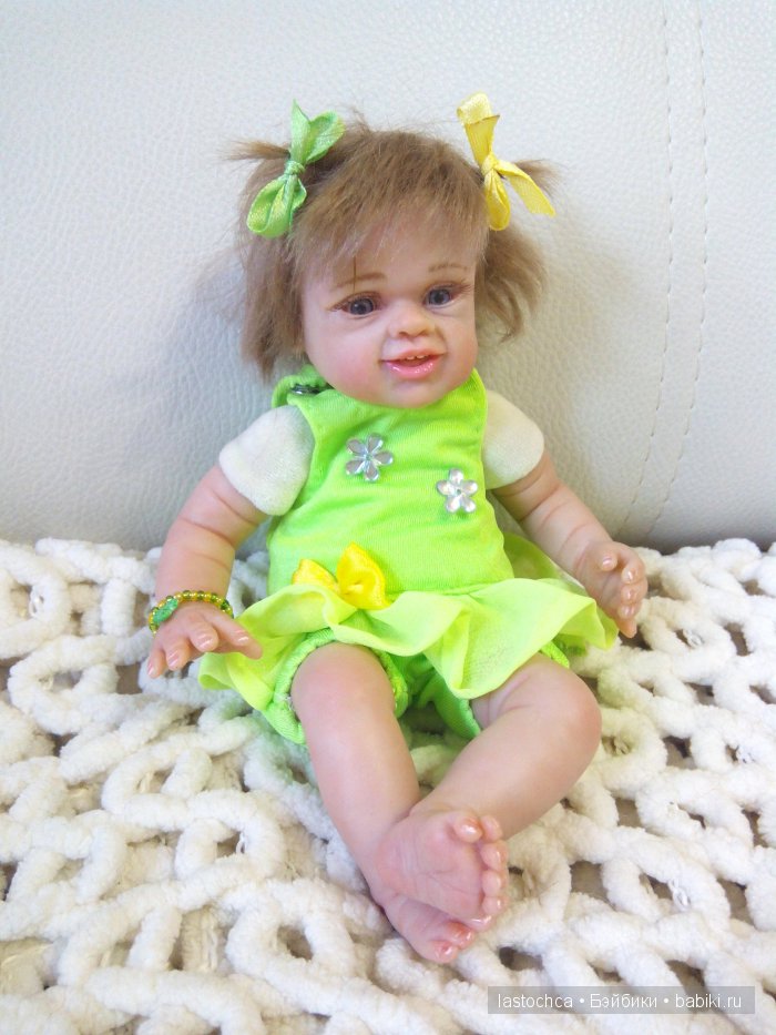 Малышка - шалунишка. Авторская кукла (фото 4)
