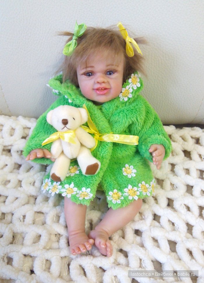 Малышка - шалунишка. Авторская кукла (фото 7)