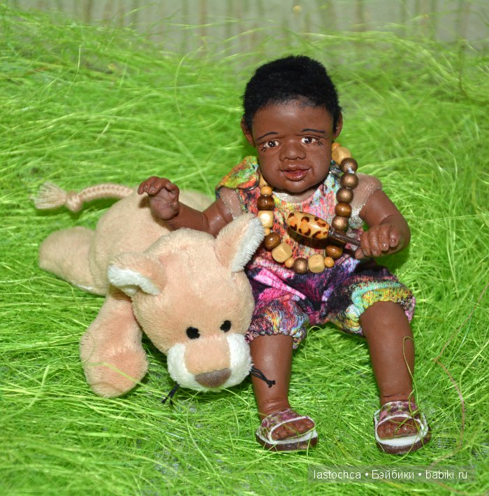 Этнический малыш Том. Авторская кукла ручной работы