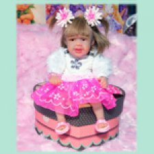 Алиночка - озорная мини кукла от Елены Ткаченко