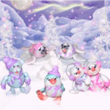 Где-то в Антарктиде. Авторские куклы