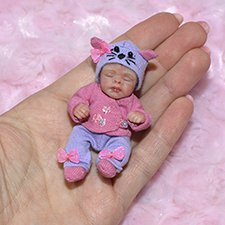 Кнопочка - авторская кукла Елены Ткаченко