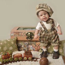 Филиппок - авторская кукла Елены Ткаченко