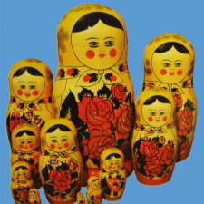 Русская красавица- Матрешка! История игрушки. Часть вторая