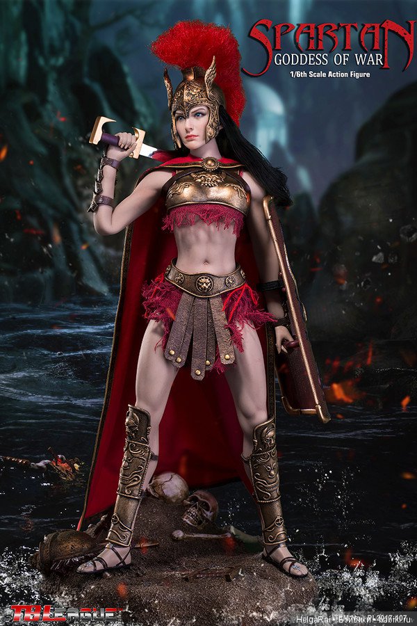 Анонс!!! Шикарнейшая Spartan Goddess of War 1/6th Scale Action Figure (фото 2)