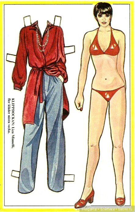 Liza Minnelli paper dolls (бумажные куклы) 1 (фото 4)