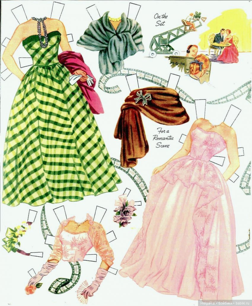 Elizabeth Taylor paper dolls ( бумажные куклы ) 4