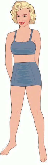 Merilyn Monroe paper dolls ( бумажные куклы ) 2 (фото 2)