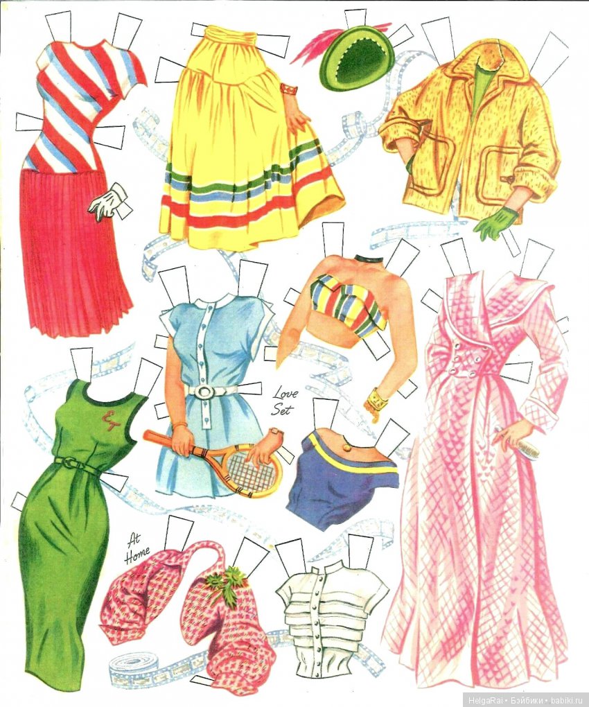 Elizabeth Taylor paper dolls ( бумажные куклы ) 4