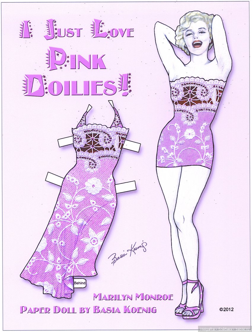 Merilyn Monroe paper dolls ( бумажные куклы ) 2