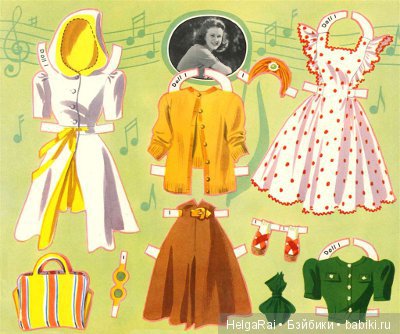Deanna Durbin paper dolls ( бумажные куклы ) 3 (фото 7)