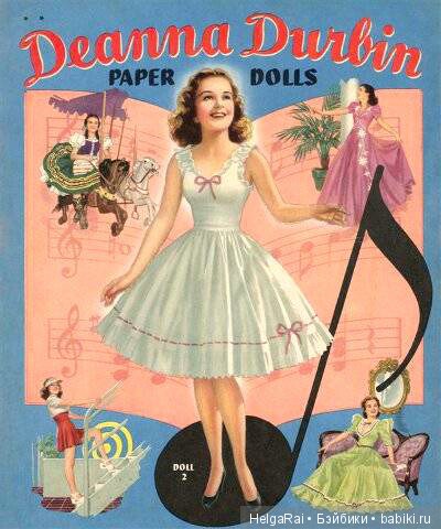 Deanna Durbin paper dolls ( бумажные куклы ) 3 (фото 4)