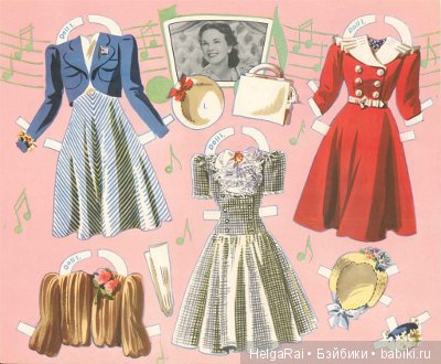 Deanna Durbin paper dolls ( бумажные куклы ) 3 (фото 8)