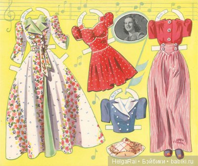 Deanna Durbin paper dolls ( бумажные куклы ) 3 (фото 5)