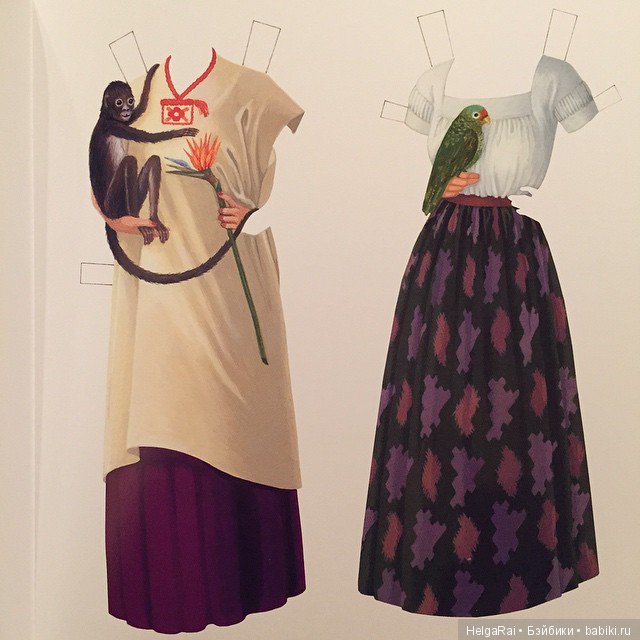 Frida Kahlo paper dolls ( бумажные куклы ) 6 (фото 7)