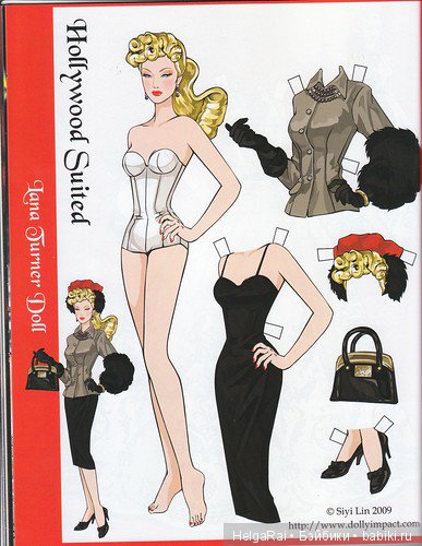 Lana Turner paper dolls ( бумажные куклы ) 5