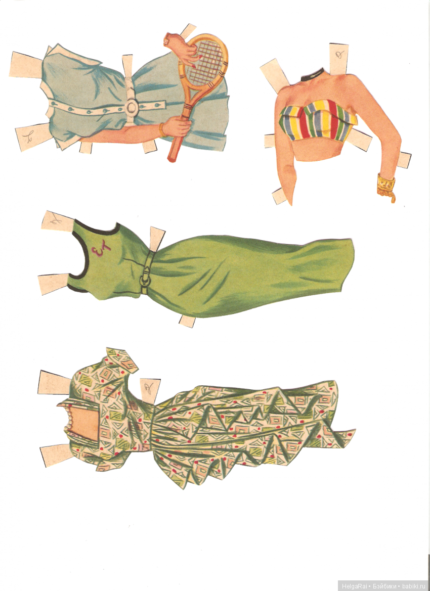 Elizabeth Taylor paper dolls ( бумажные куклы ) 4