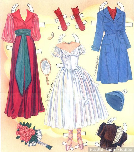 Vivien Leigh paper dolls ( бумажные куклы ) 7